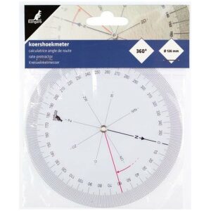 Koershoekmeter Transparant 126mm