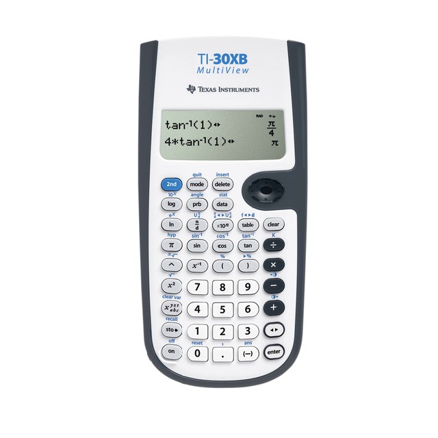 Rekenmachine TI-30XB multiview