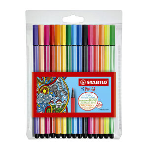 Stabilo Viltstift Pen 68 15 stuks