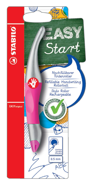 Stabilo Rollerpen Easy R roze
