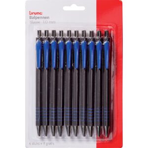 Bruna Balpennen Blauw 6+4