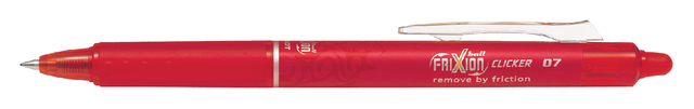 Rollerpen PILOT Frixion Clicker rood 0.35mm