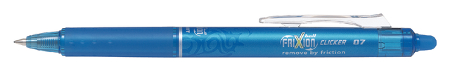 Rollerpen PILOT Frixion Clicker lichtblauw 0.35mm