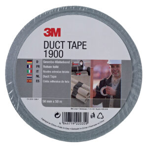 Plakband 3M 1900 Duct Tape 50mmx50m zilver