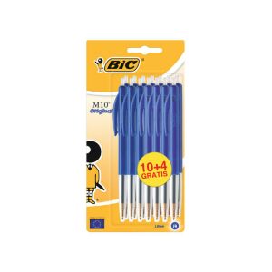 BIC Balpennen M10 Blauw 10+4