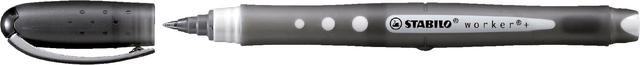 Rollerpen STABILO worker 0.5mm colorful 2019/46 zwart