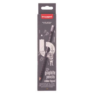 Potlood Bruynzeel 6021 Burotek HB met gum