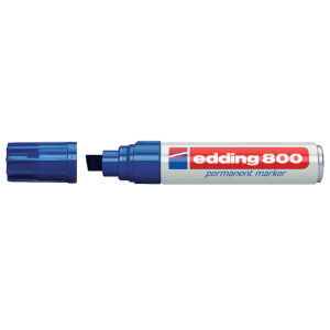 Viltstift edding 800 schuin blauw 4-12mm