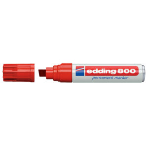 Viltstift edding 800 schuin rood 4-12mm