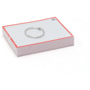 Flashcards Medium Lijn 50 stuks – Rood