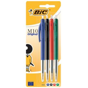 BIC Balpennen M10 Assortiment 4-Pack