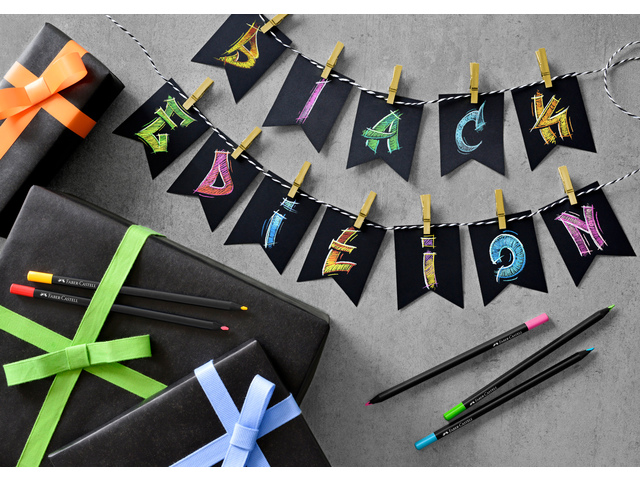Kleurpotloden Faber-Castell Black Edition 12st. - Afbeelding 5