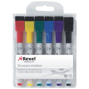 Whiteboard Markers Assortiment 6-Pack