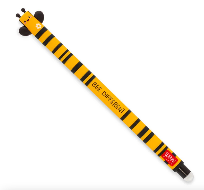 Legami Erasable Pen Bij (Zwarte Inkt)