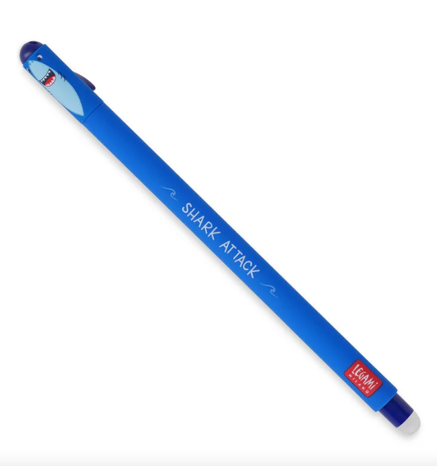 Legami Erasable Pen Haai (Blauwe Inkt)