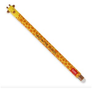Legami Erasable Pen Giraf (Zwarte Inkt)