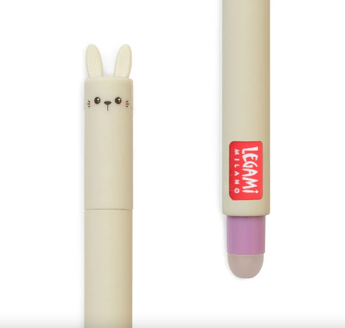 Legami Erasable Pen Konijn (Paarse Inkt) - Afbeelding 2