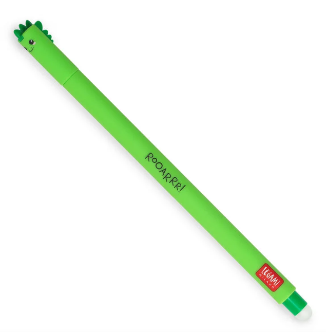 Legami Erasable Pen Dino (Groene Inkt)