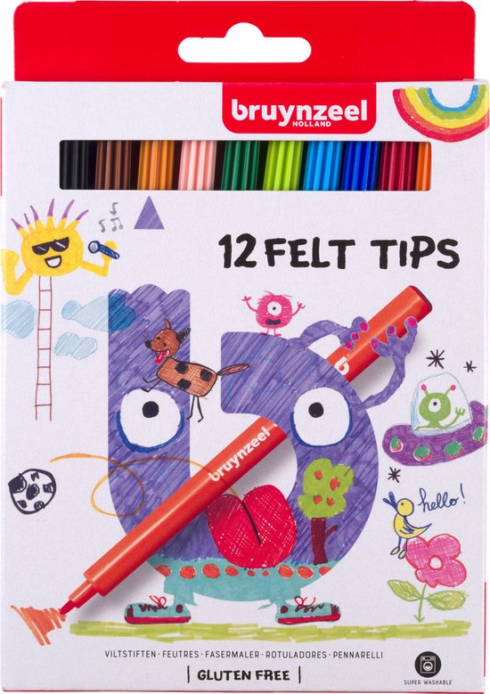 Stabilo Viltstiften 12-Pack