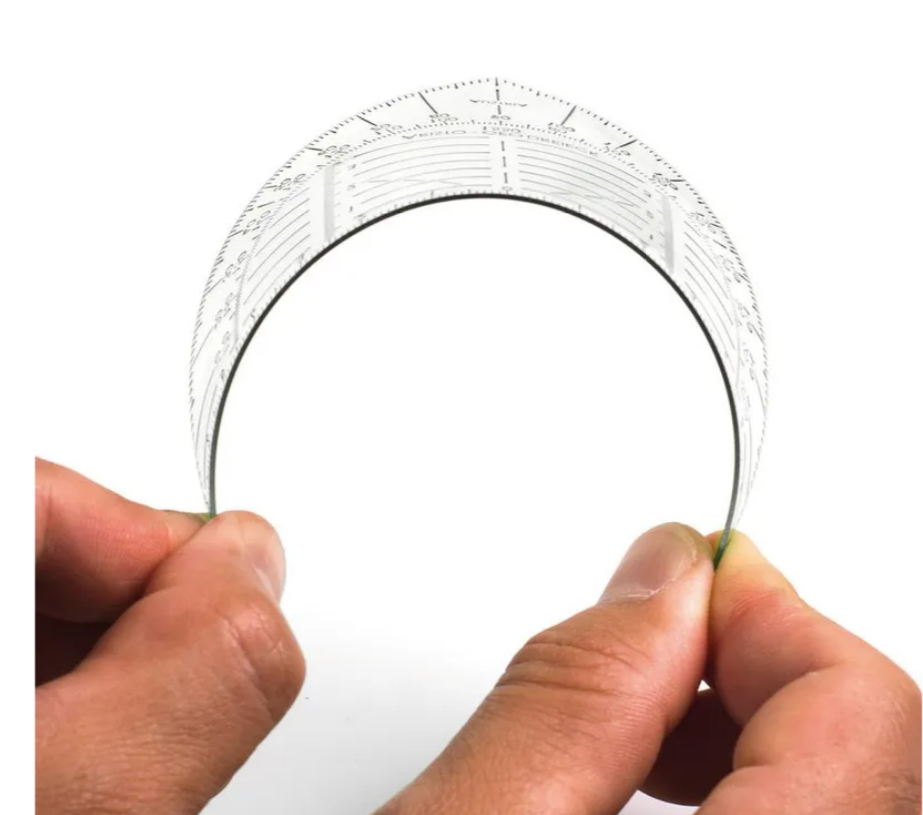 Geodriehoek Aristo 14 cm flexibel - Afbeelding 2