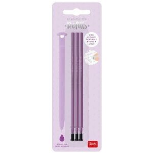 Legami Erasable Pen Navullingen 3-Pack Paars