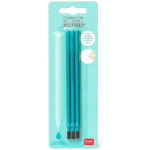 Legami Erasable Pen Navullingen 3-Pack Turquoise