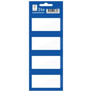 Etiketten Blauw 24st.