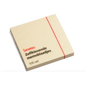 Bruna 100 Memoblaadjes Zelfklevend