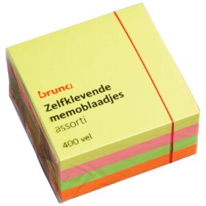 Bruna 400 Memoblaadjes Zelfklevend