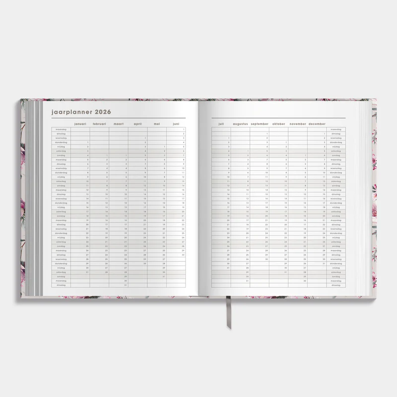 Luxe Weekplanner De Hobbit 25-26 A5+ Kersenbloesem - Afbeelding 5