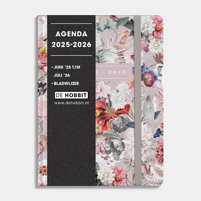 Soft Pocket Agenda De Hobbit 25-26 A6 Bloemen