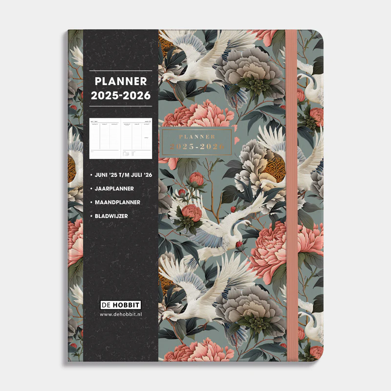 Weekplanner De Hobbit 25-26 A4+ Kraanvogels