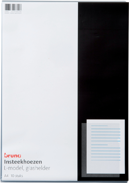 Plastic Insteekhoezen - L-model - Glashelder - 10 stuks
