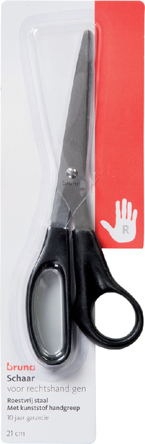 Bruna Schaar Zwart 21cm