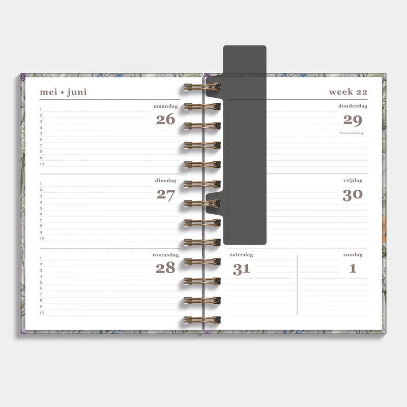 Ringband Agenda De Hobbit 25-26 Medium Weidebloemen - Afbeelding 3