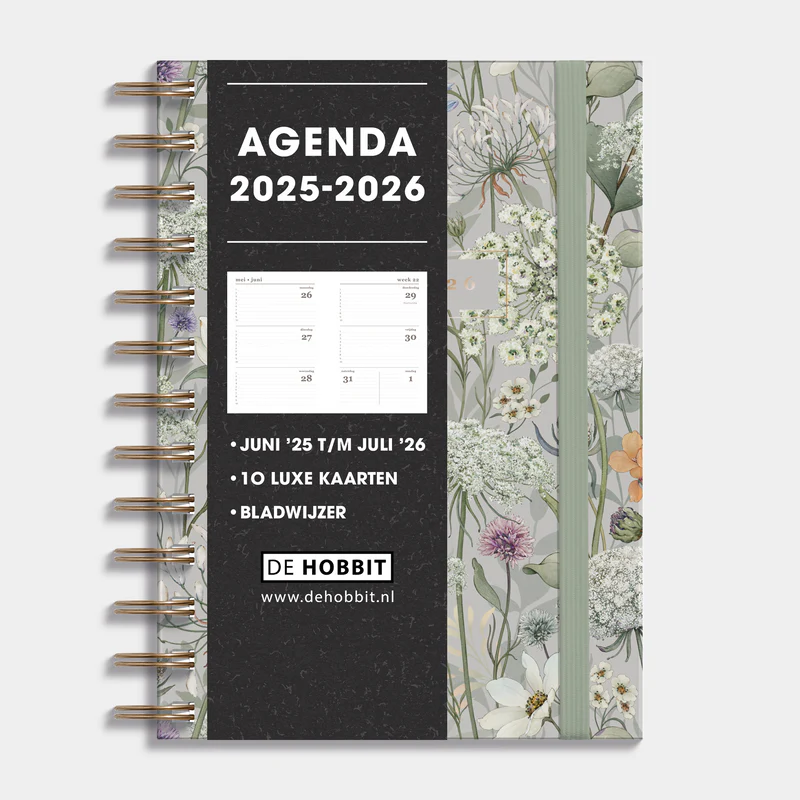 Ringband Agenda De Hobbit 25-26 Medium Weidebloemen